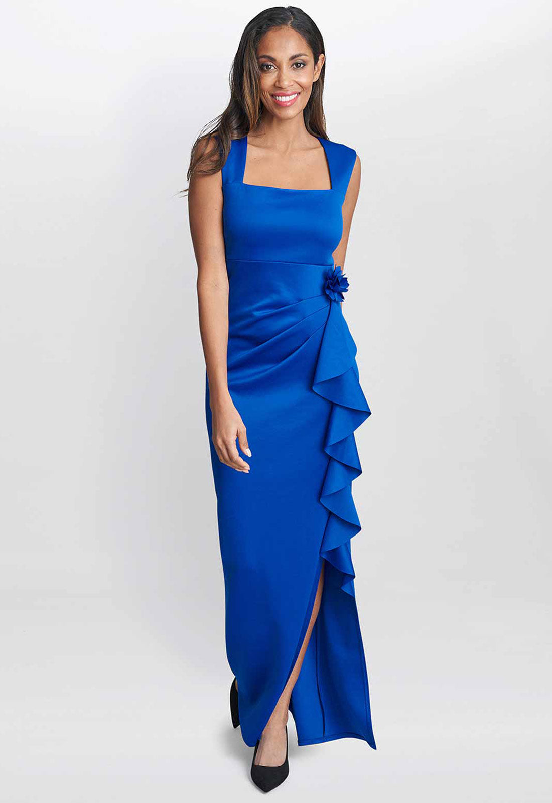 Gina Bacconi Blue Patsy Maxi Dress