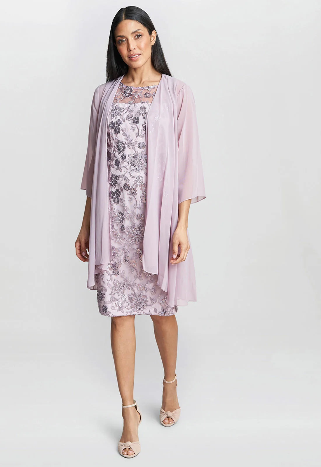 Gina Bacconi Lilac Gladys Dress and Jacket