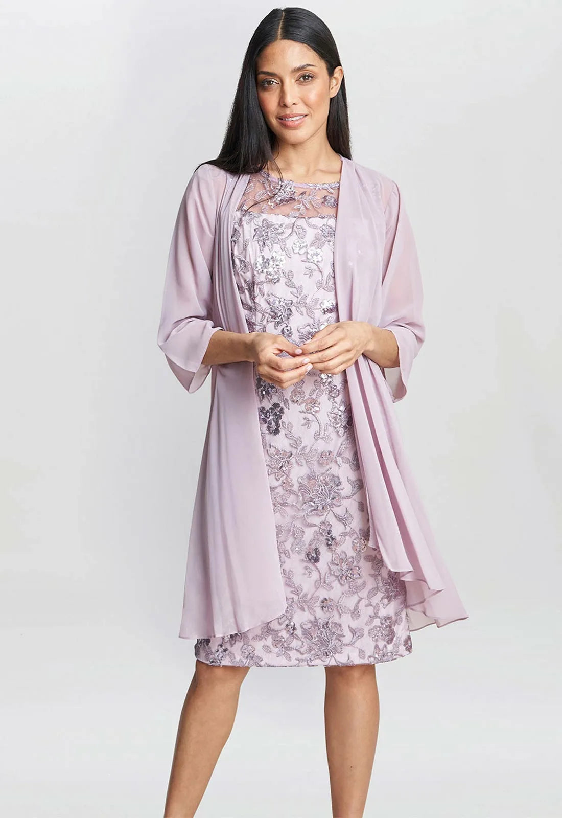Gina Bacconi Lilac Gladys Dress and Jacket