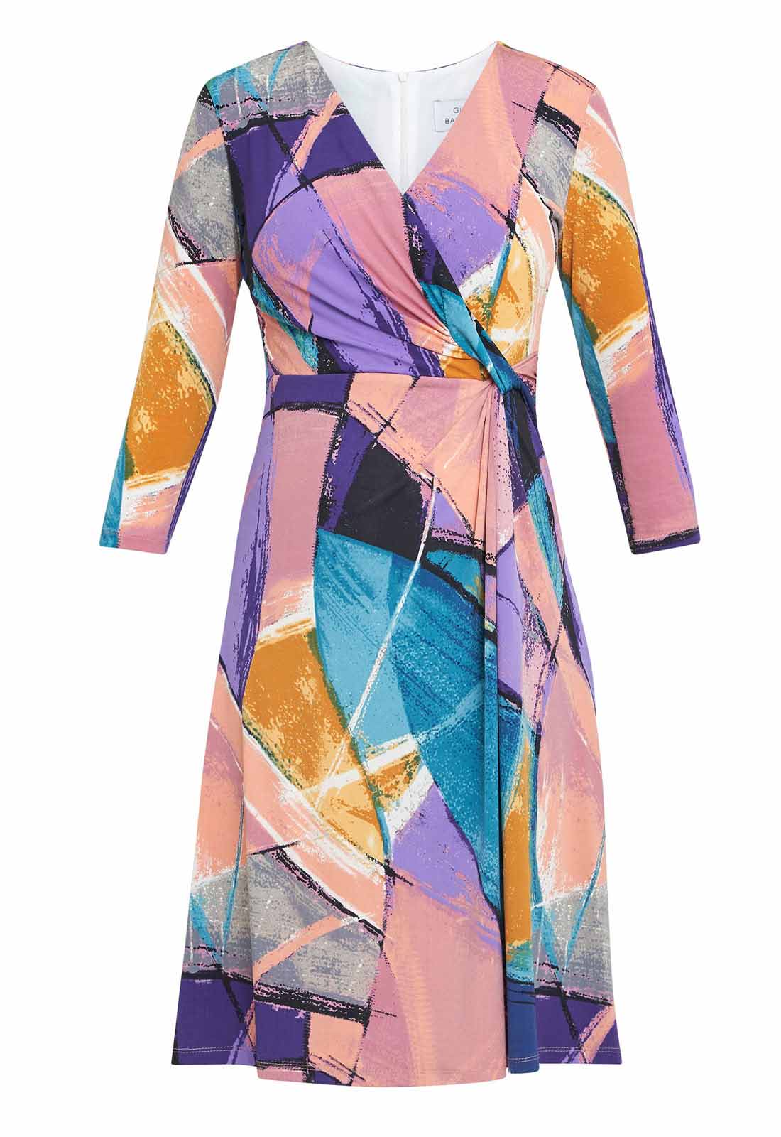 Gina Bacconi Becky Jersey Wrap Dress