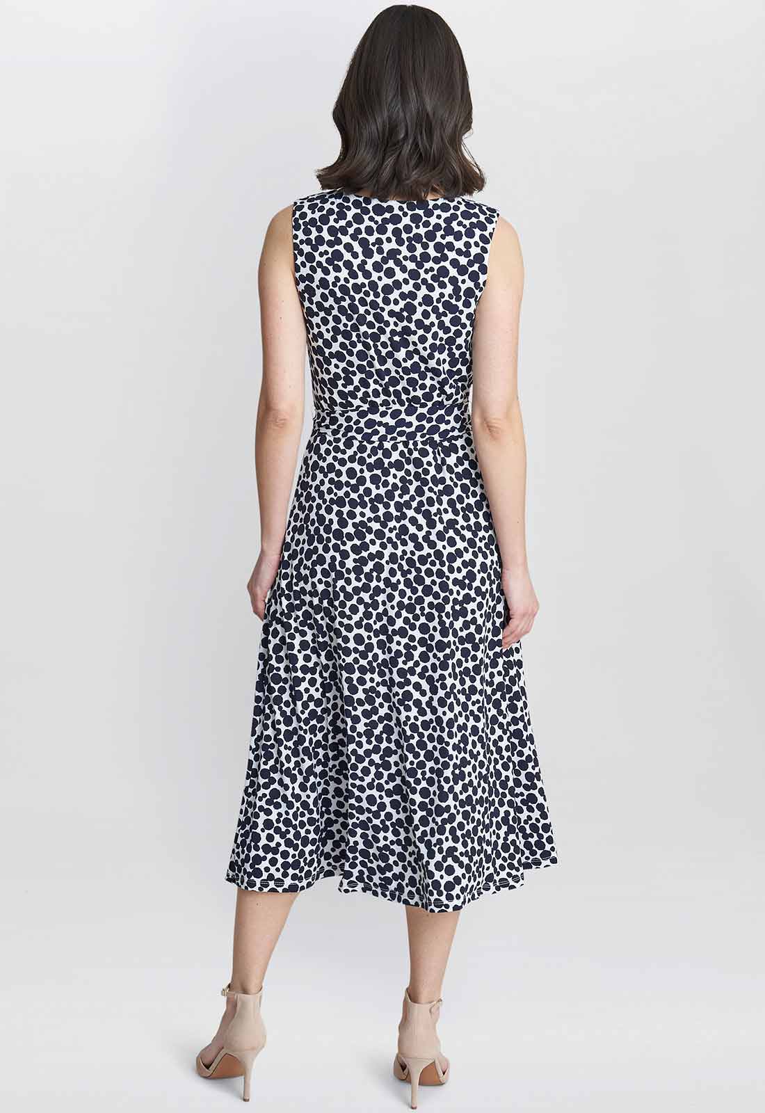 Gina Bacconi Black & White  Dolly Dress