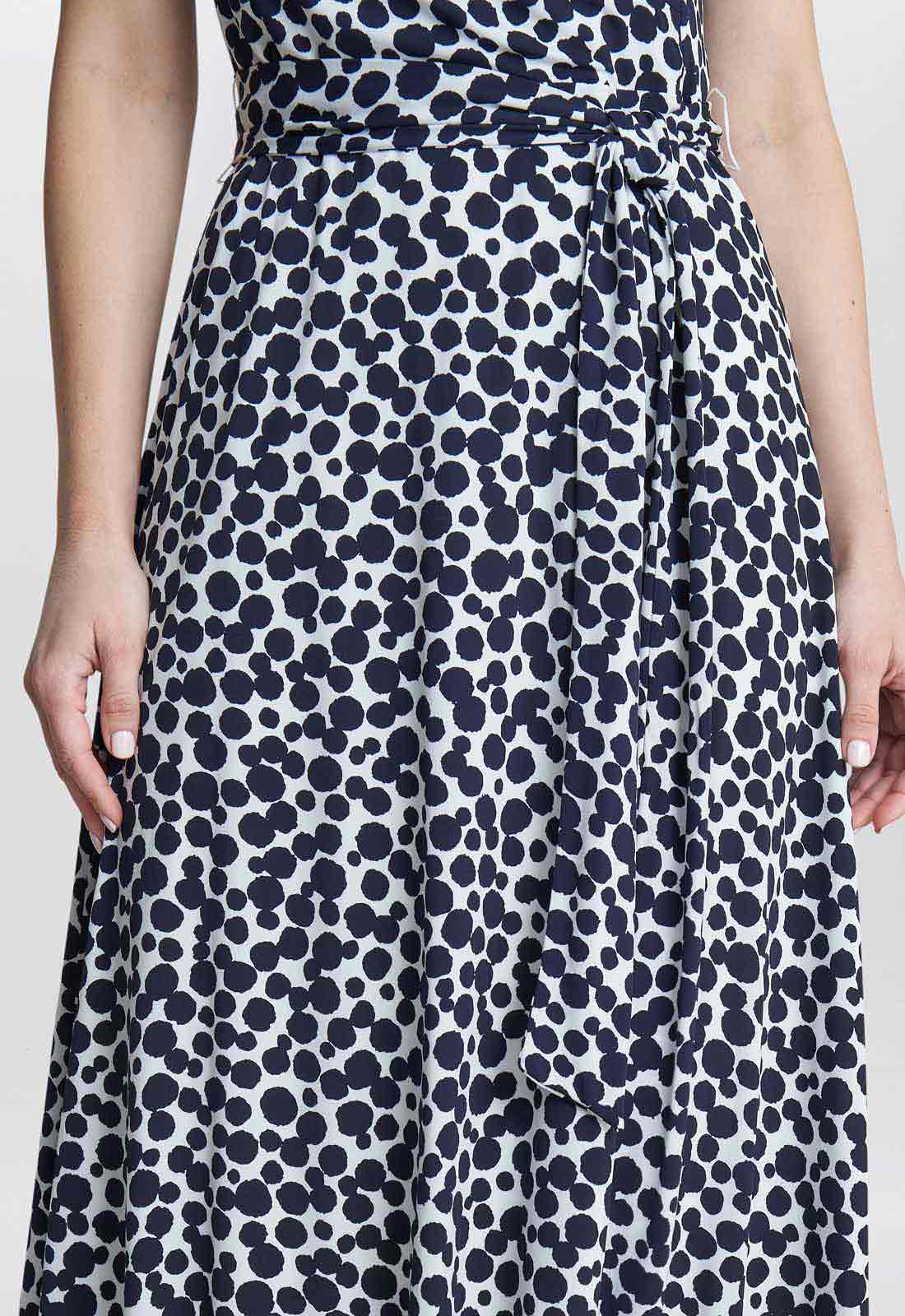 Gina Bacconi Black & White  Dolly Dress