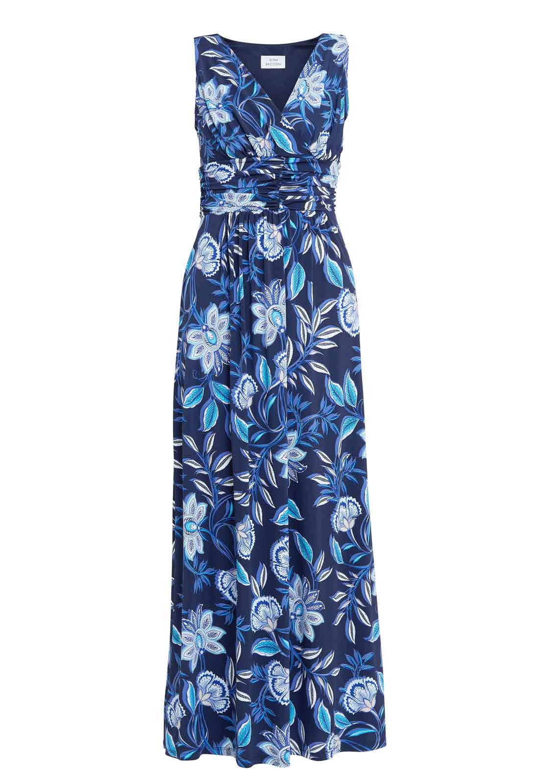 Gina Bacconi Heather Jersey Maxi Dress