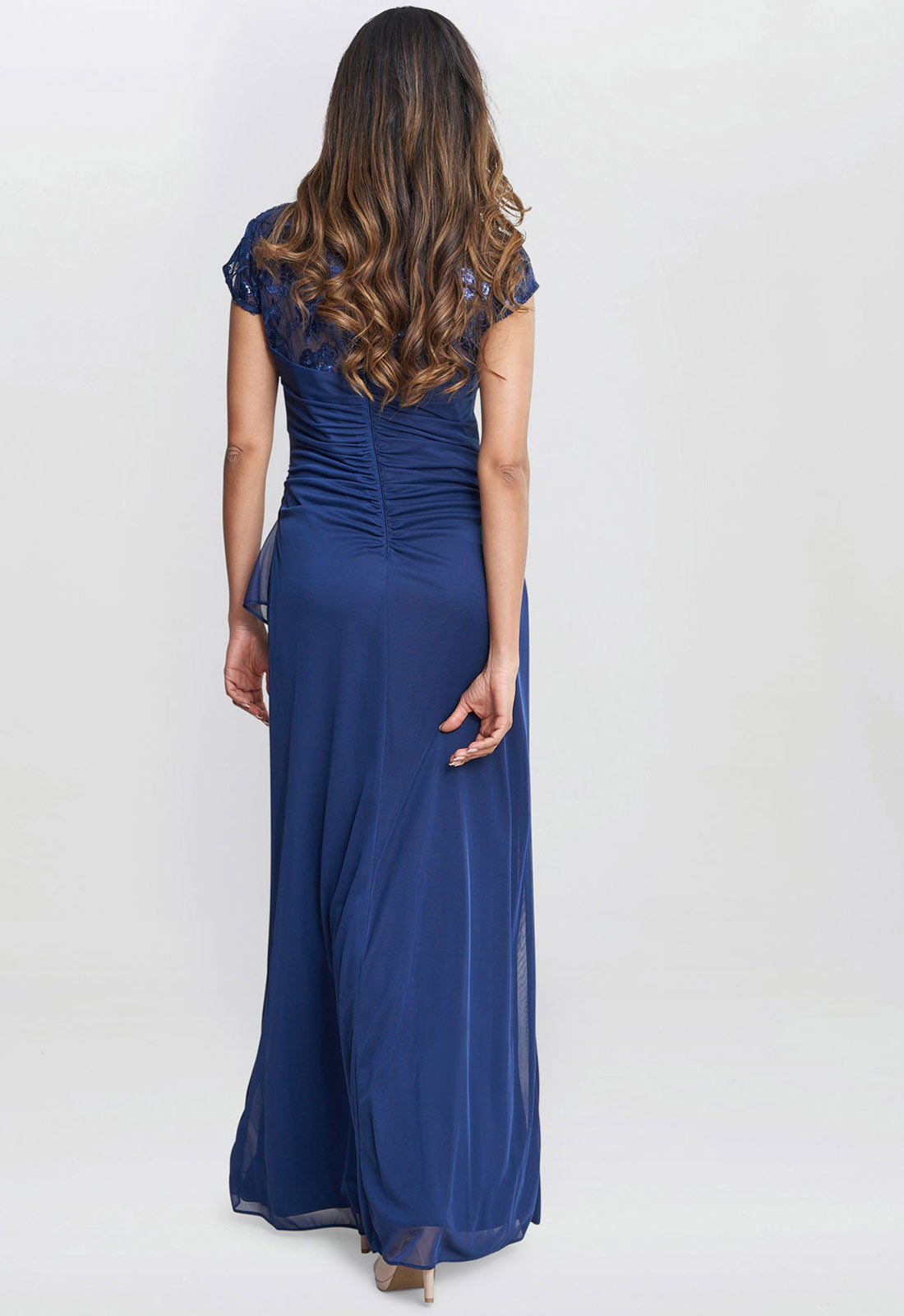 Gina Bacconi Blue Cecilia Maxi Dress