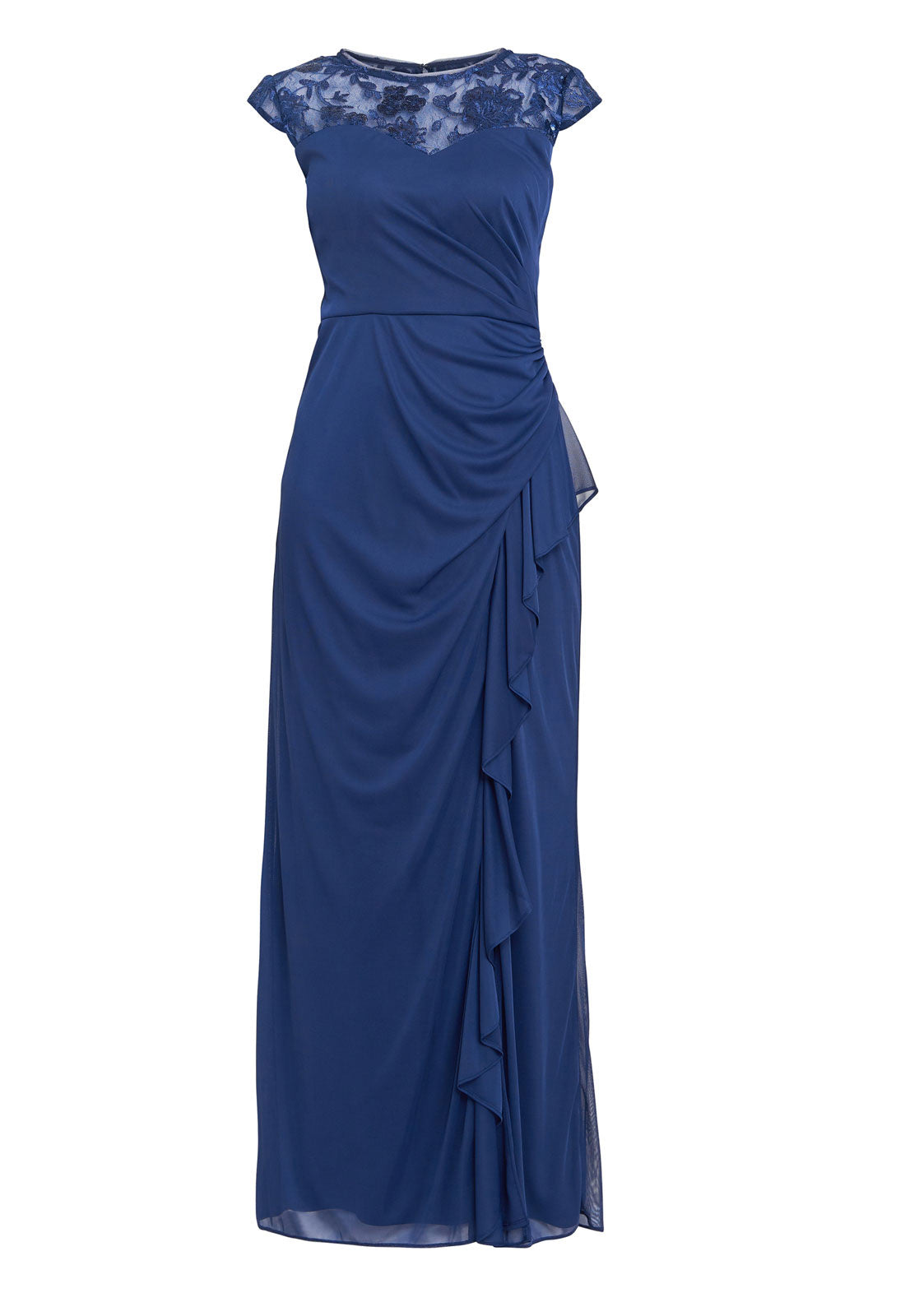 Gina Bacconi Blue Cecilia Maxi Dress