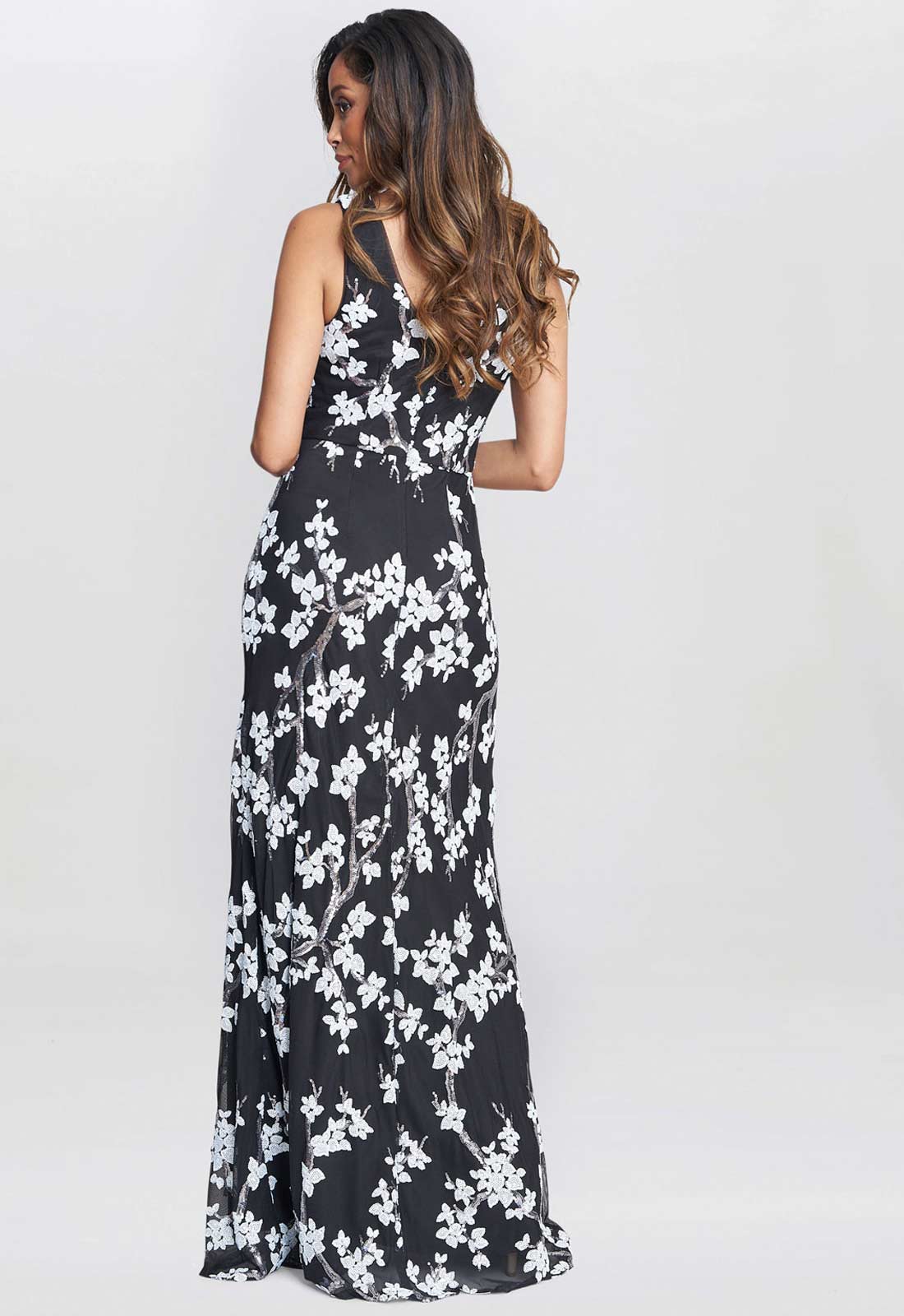 Gina Bacconi Flavia Floral Maxi Dress