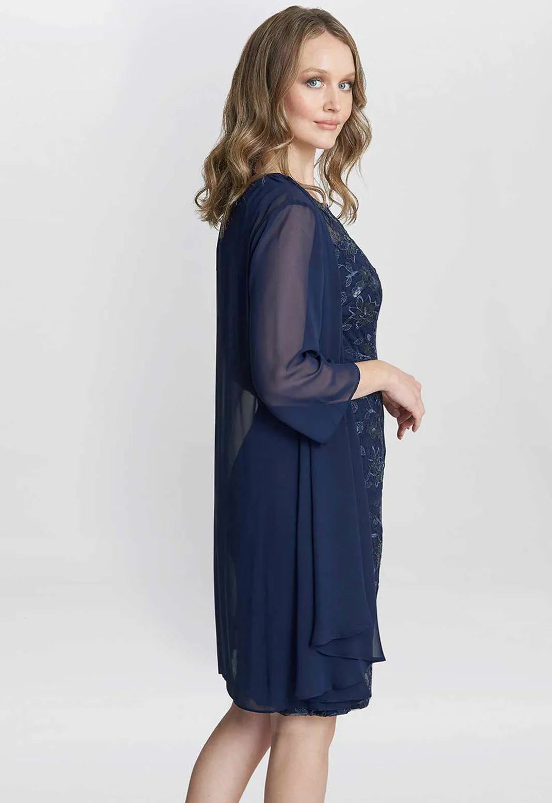 Gina Bacconi Navy Hayley Dress and Jacket