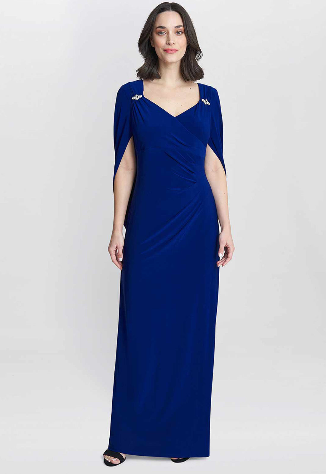 Gina Bacconi Blue Jenna  Maxi Dress