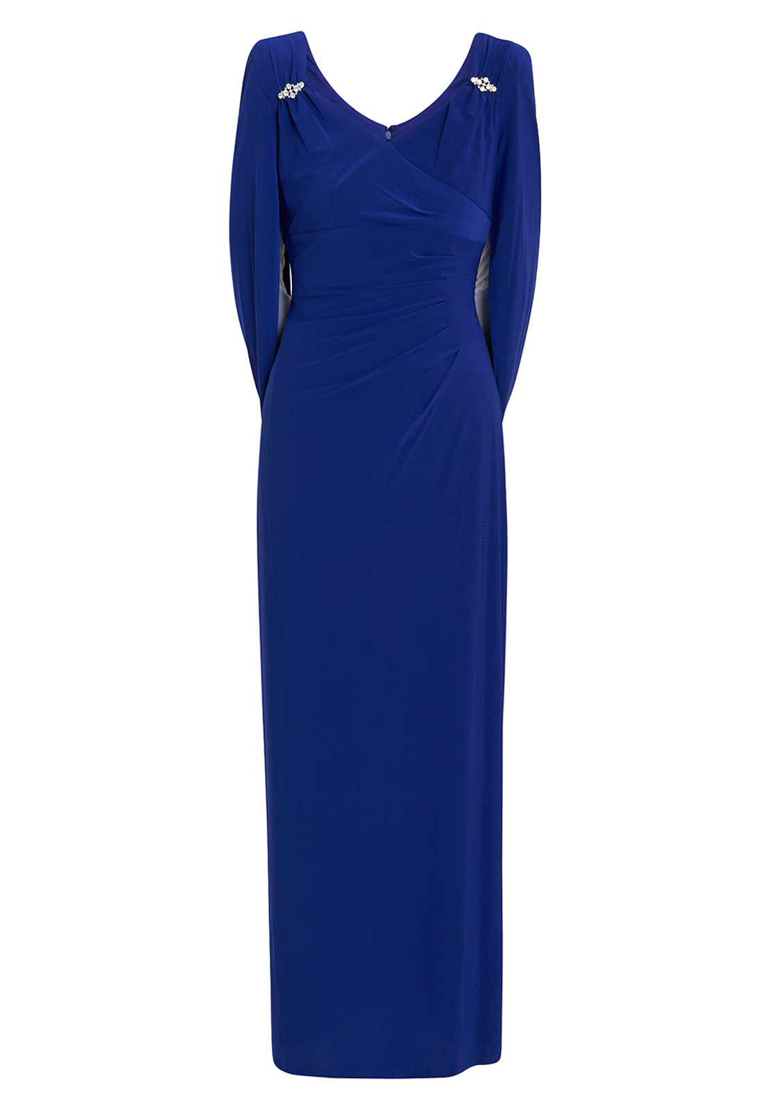 Gina Bacconi Blue Jenna  Maxi Dress