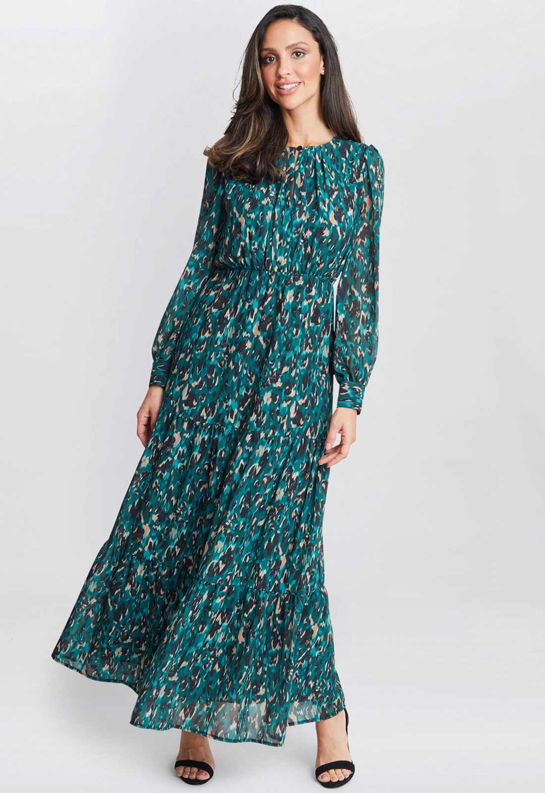 Gina Bacconi Multi Jojo Modesty Dress