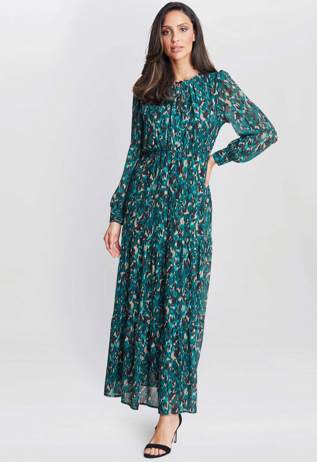 Gina Bacconi Multi Jojo Modesty Dress