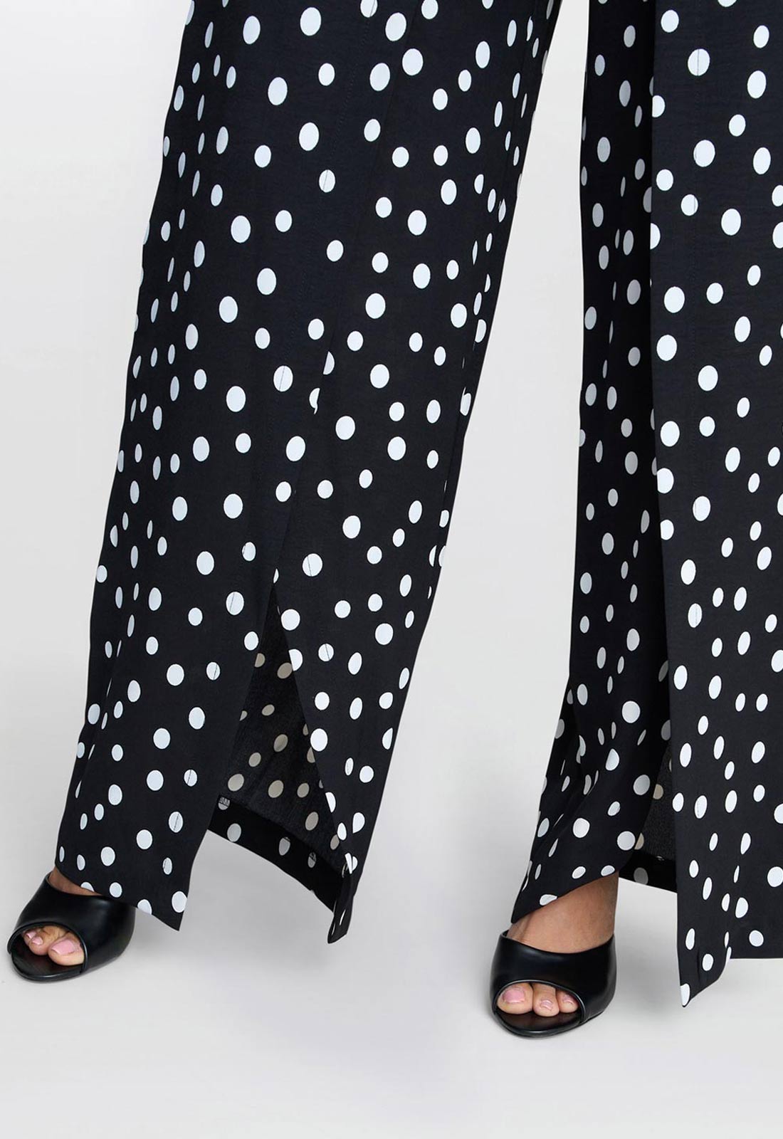 Gina Bacconi Black Jolie Spot Jumpsuit