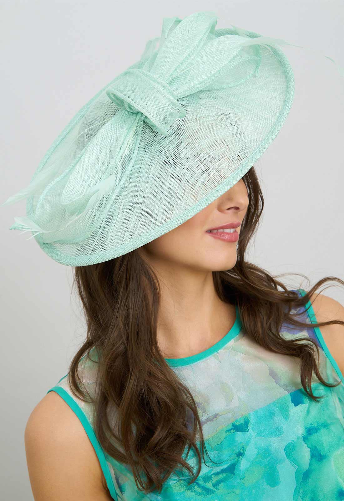 Gina Bacconi Green Amy Printed Organza Maxi Dress