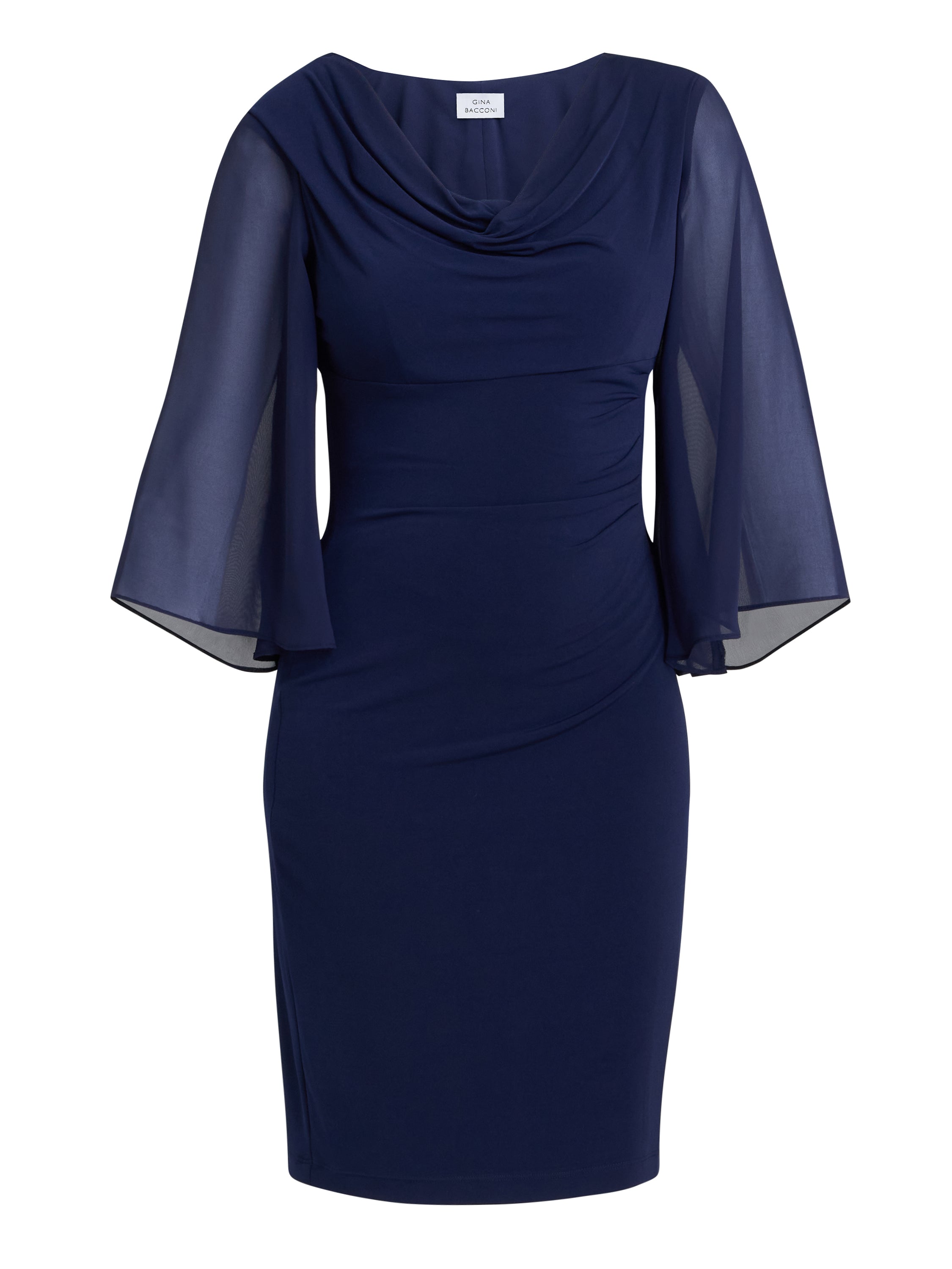 Gina Bacconi Jagger Cowl Neck Dress