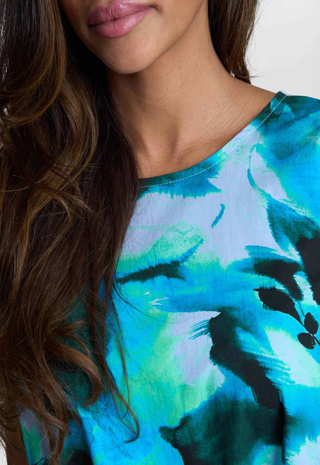Gina Bacconi Blue Rory Shift Dress