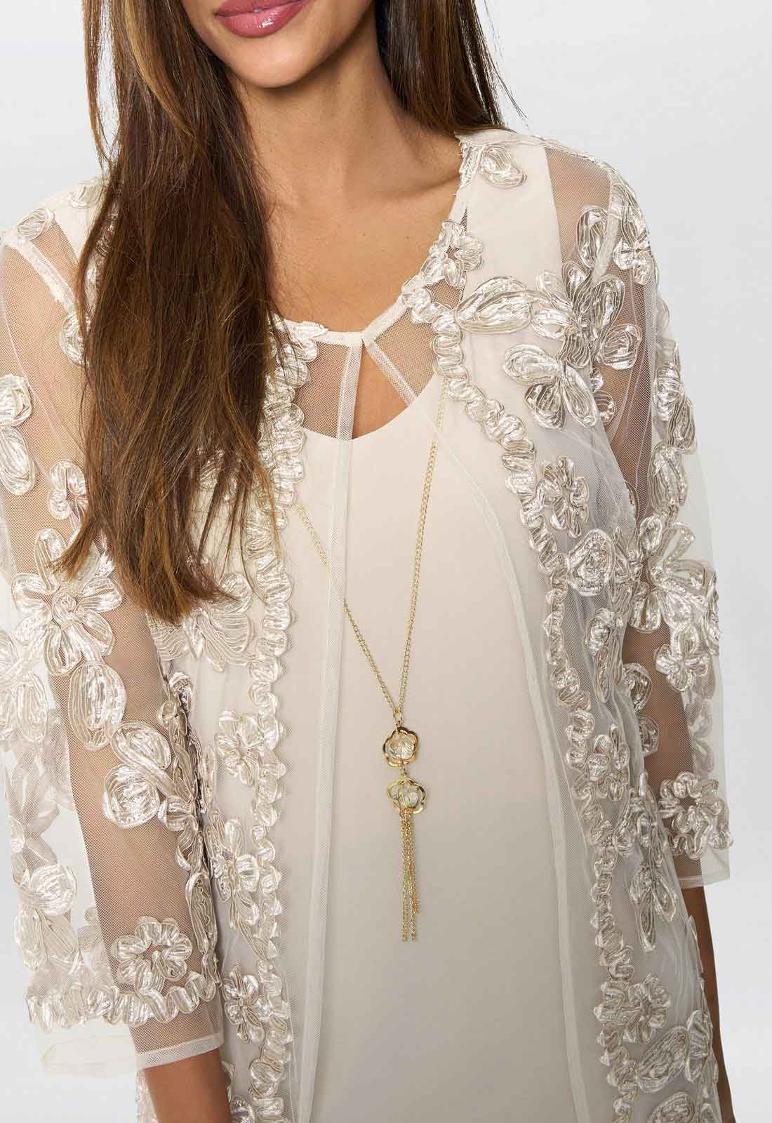 Gina Bacconi Champagne Dollie& Jacket Outfit