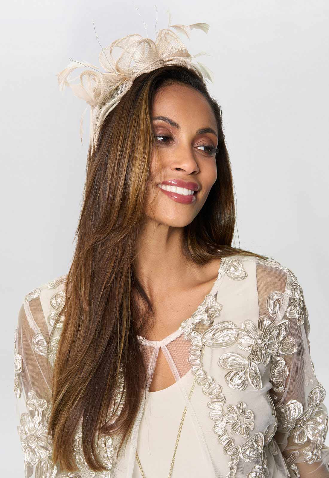 Gina Bacconi Champagne Dollie& Jacket Outfit