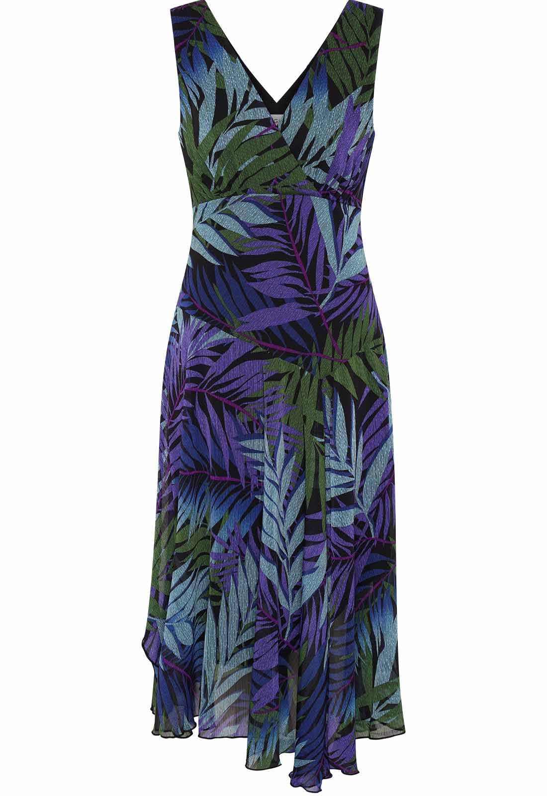 Gina Bacconi MULTI Corie Printed Midi Dress