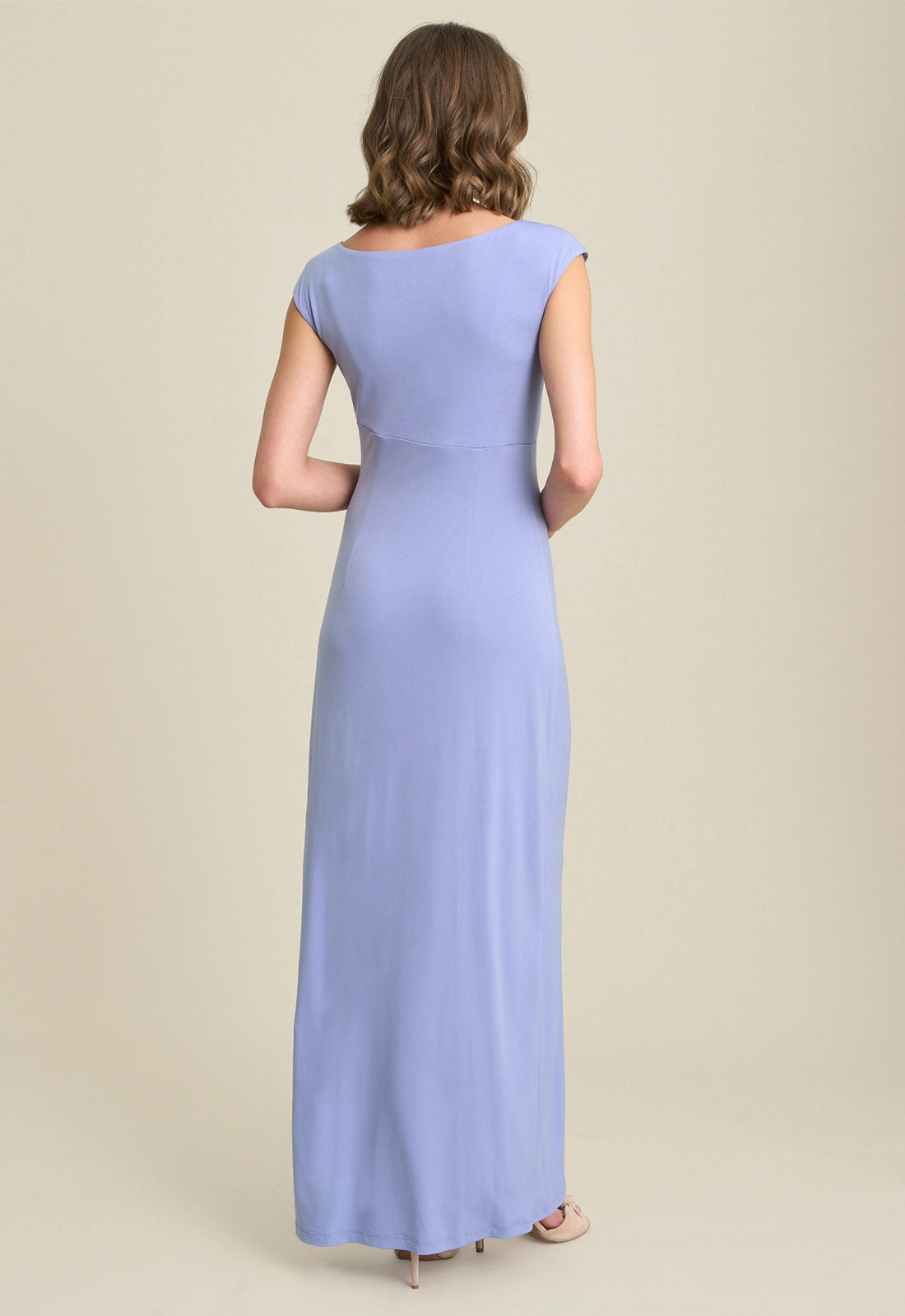 Gina Bacconi PERRI Bailee Jersey Diamante Trim Maxi Dress