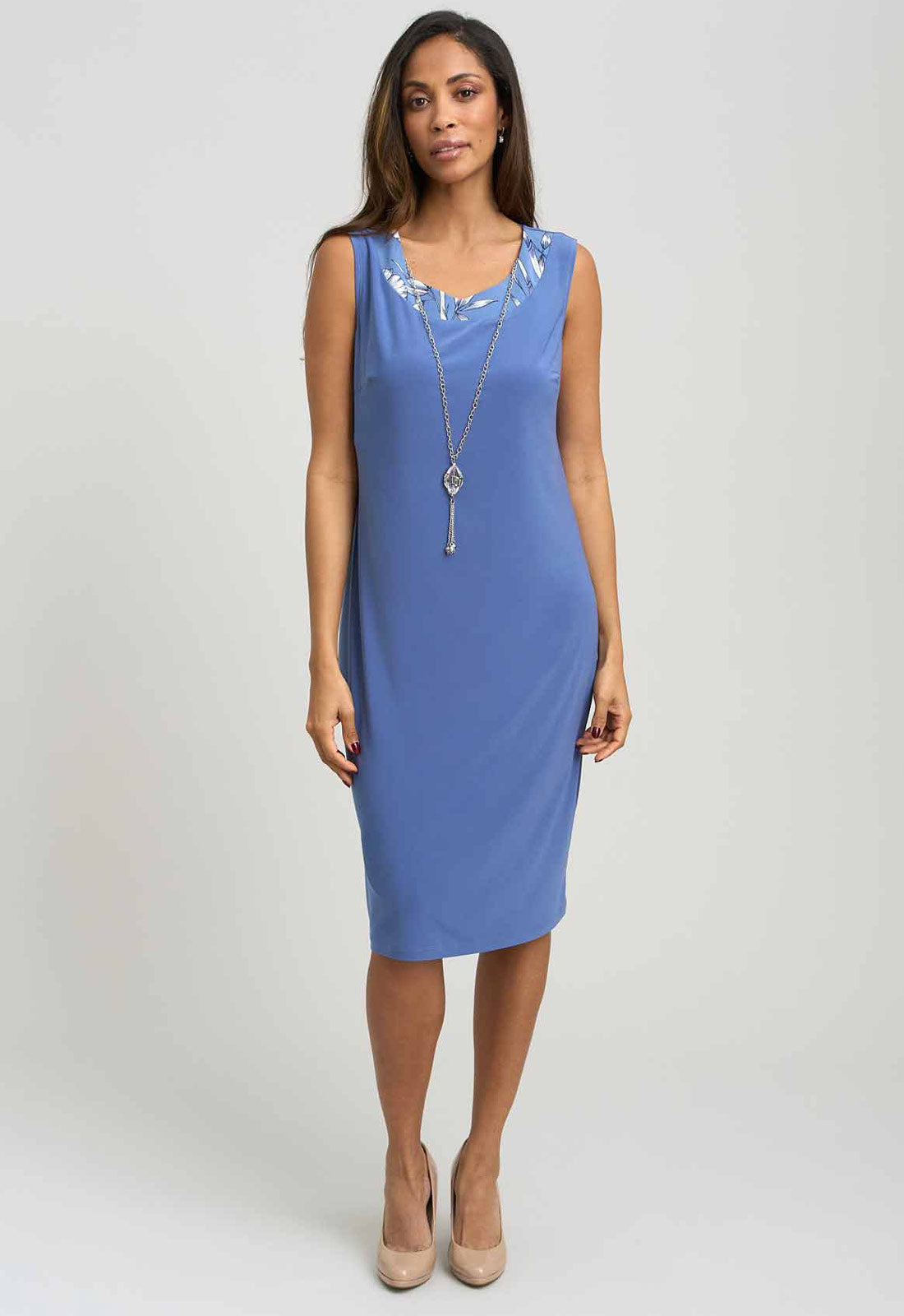Gina Bacconi WEDGEWOOD Milana Printed Dress And Jacket