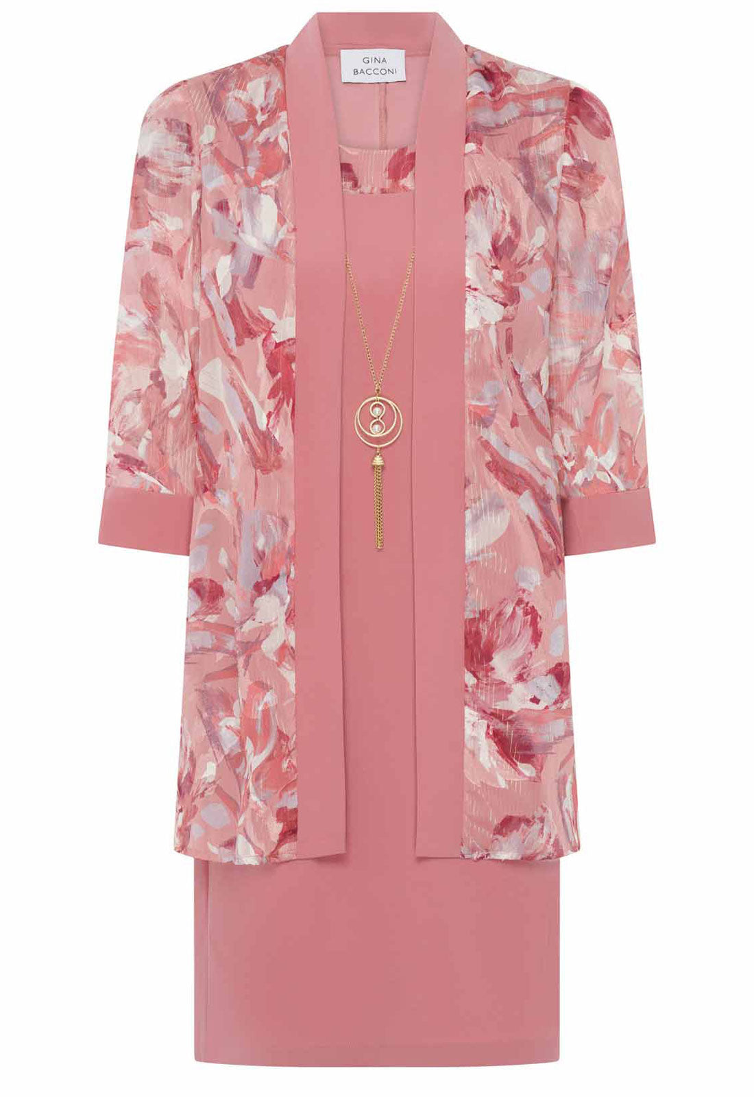 Gina Bacconi ROSE Reeve Printed Dress And Jacket