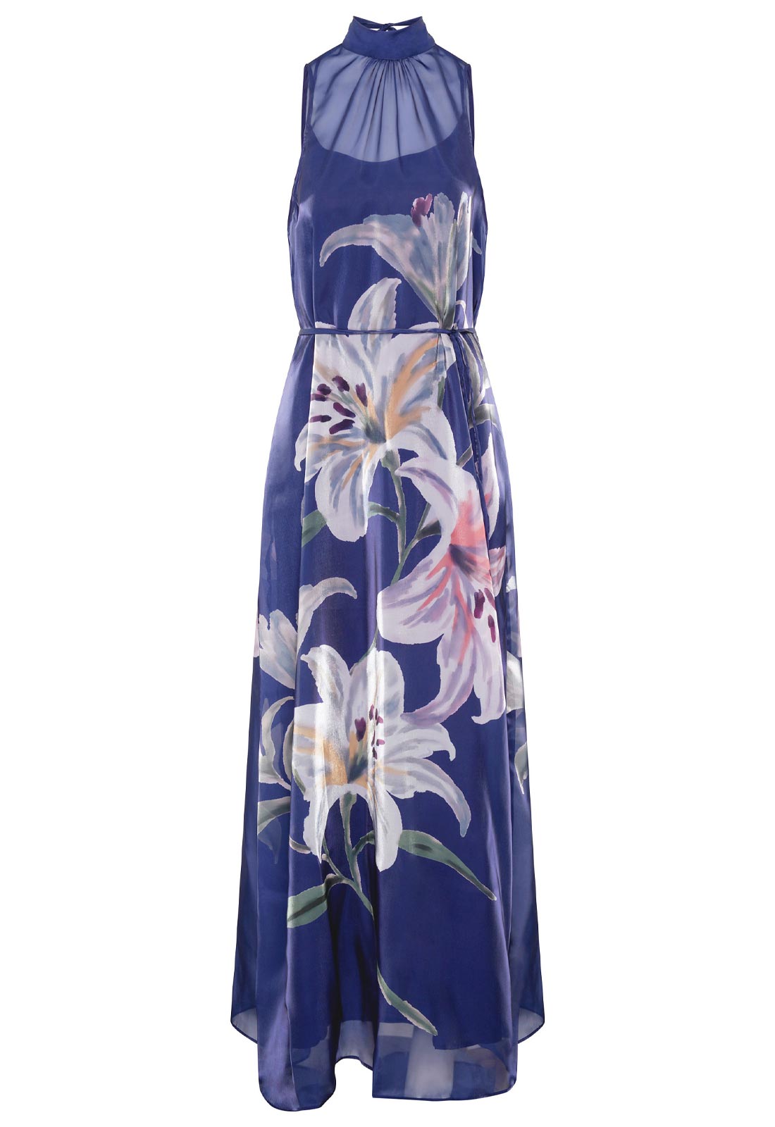 Gina Bacconi NAVY / MULTI Rileigh Floral Maxi Dress
