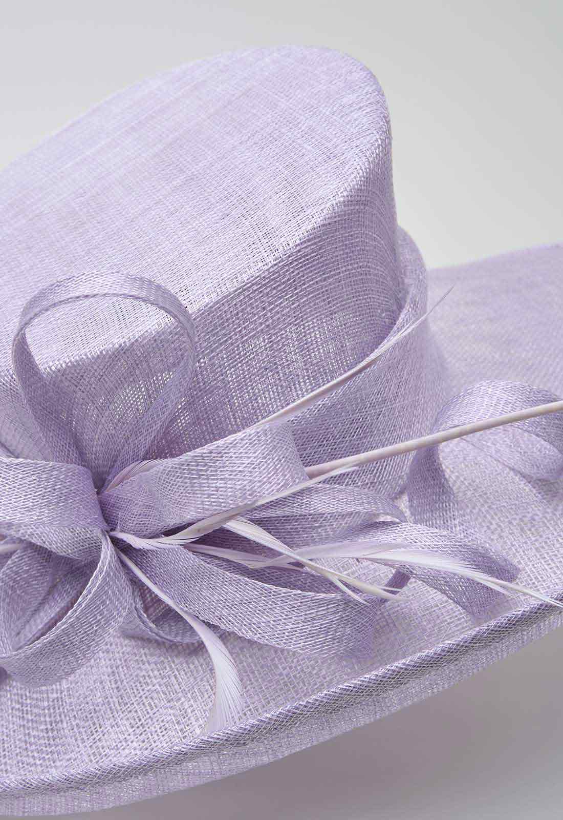 Gina Bacconi Lilac Wide Brimmed Hat