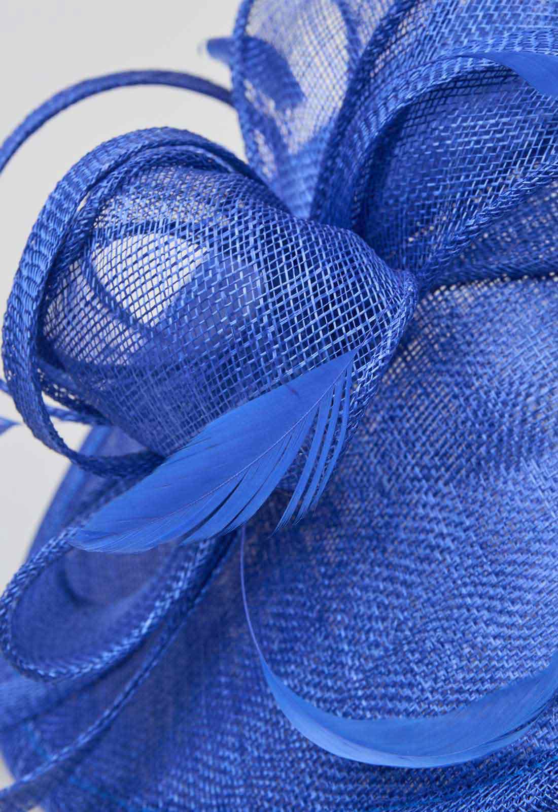 Gina Bacconi Cobalt Small Oval Fascinator