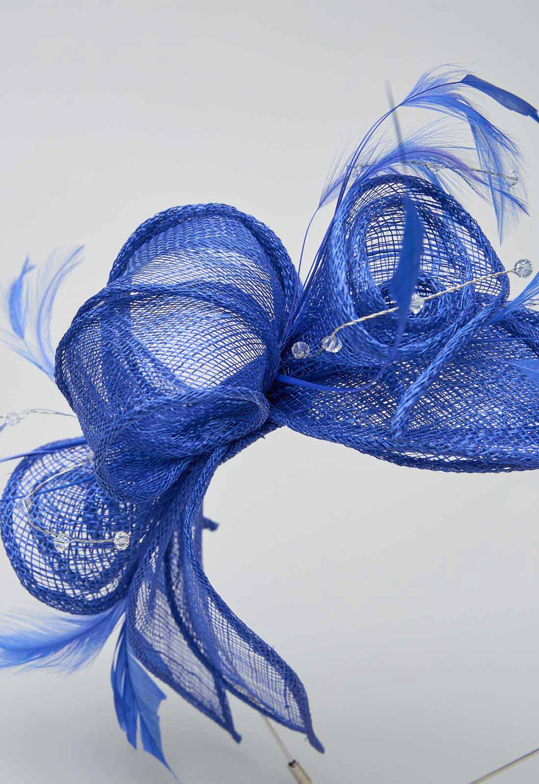 Gina Bacconi Cobalt Medium Disc Fascinator