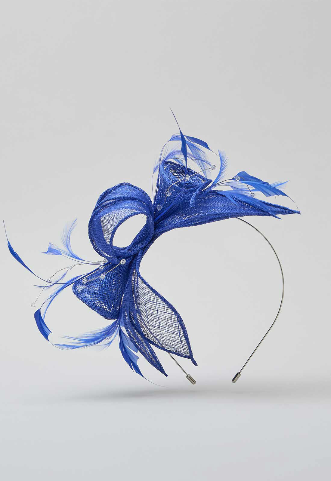 Gina Bacconi Cobalt Medium Disc Fascinator