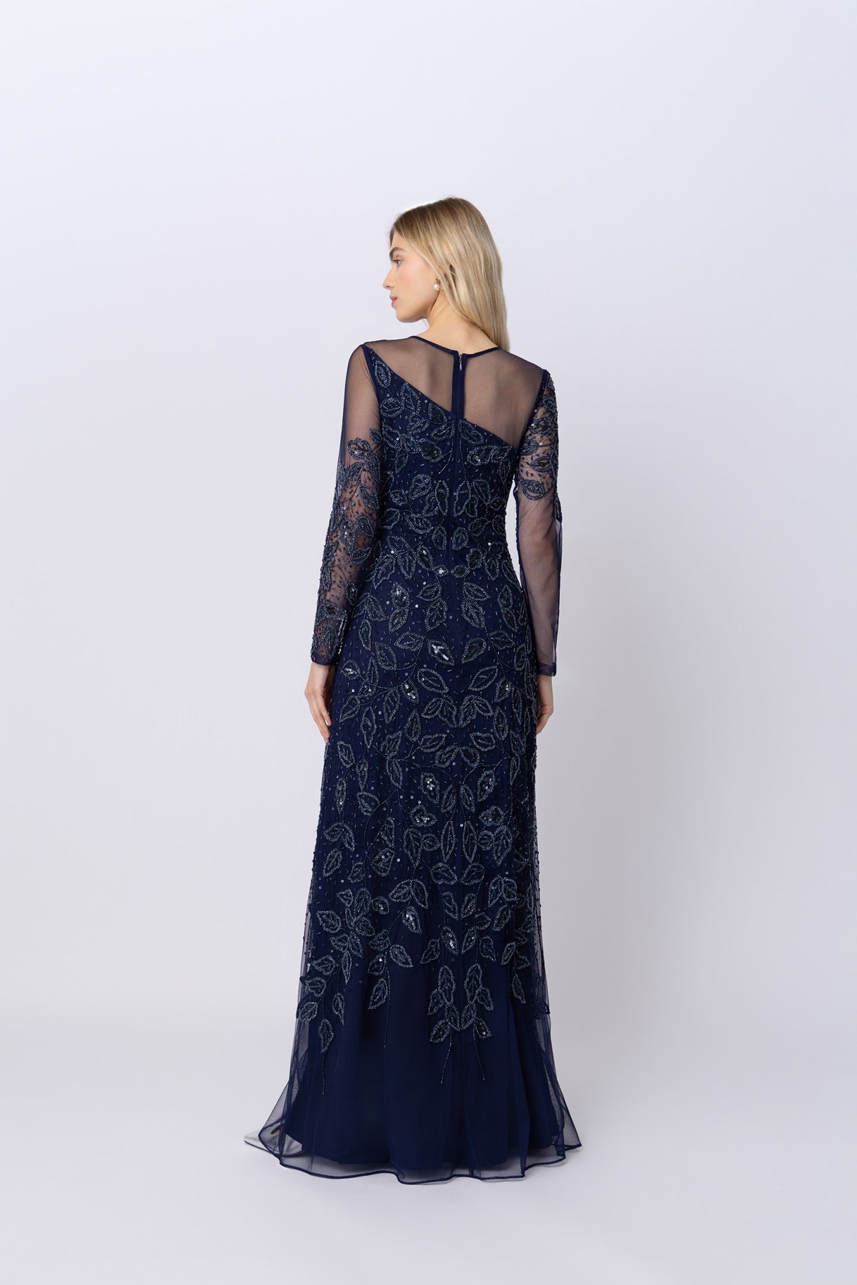 Raishma Couture Navy Sally Navy Gown