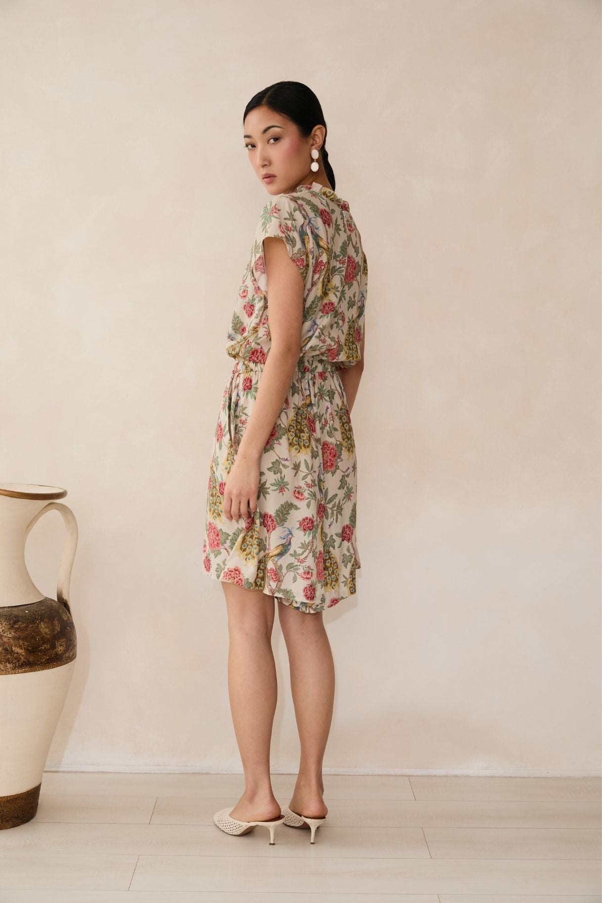 Raishma Studio Cream Samara Cream Playsuit