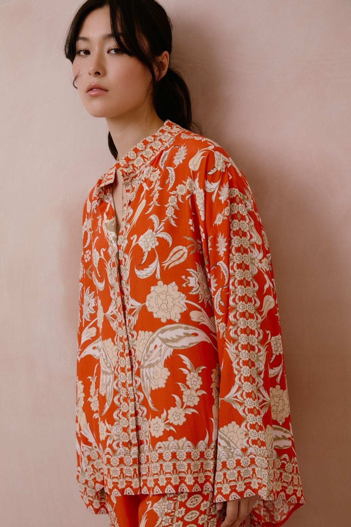 Raishma Studio Orange Sapphira Shirt