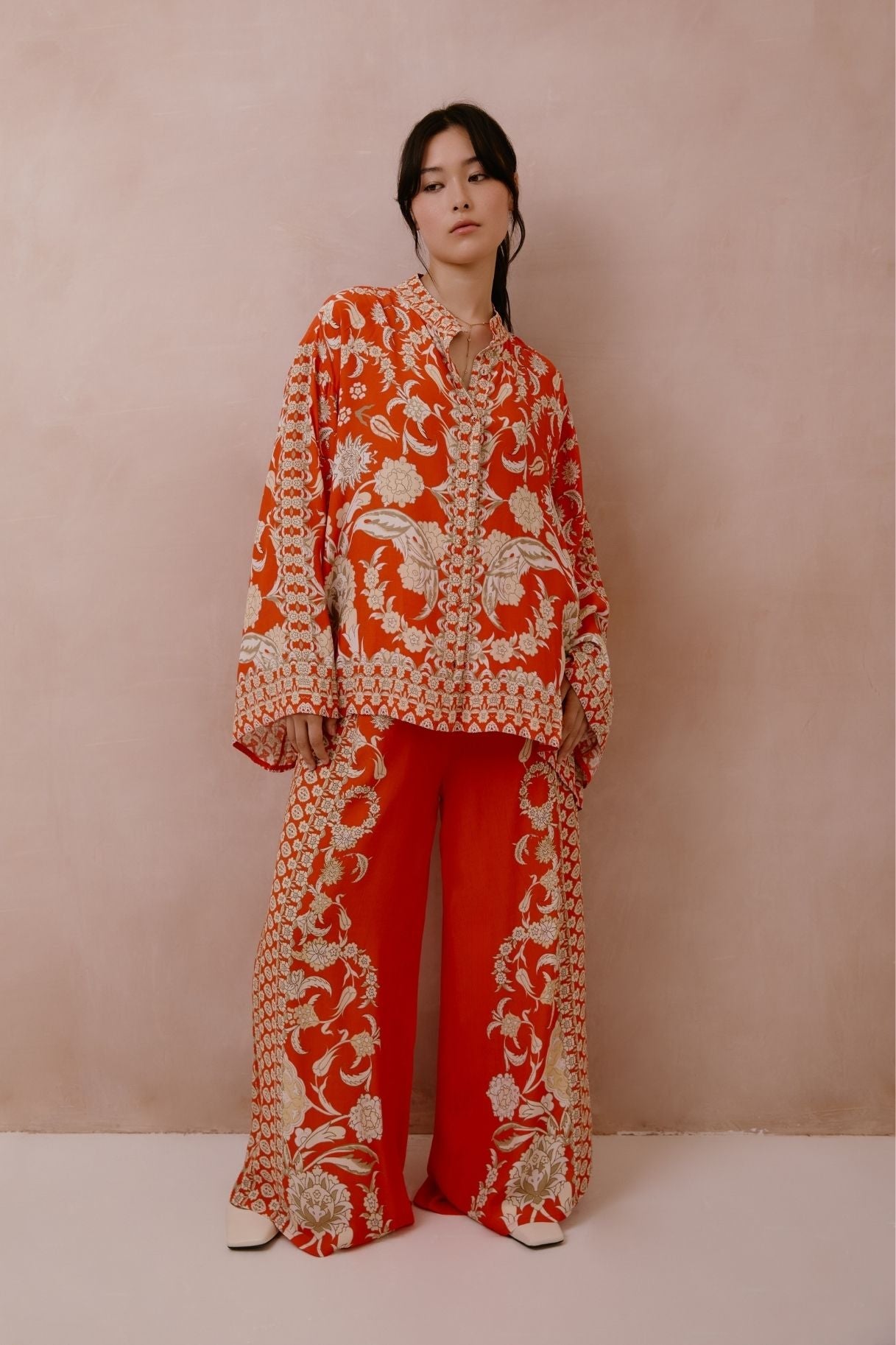 Raishma Studio Orange Sapphira Trousers
