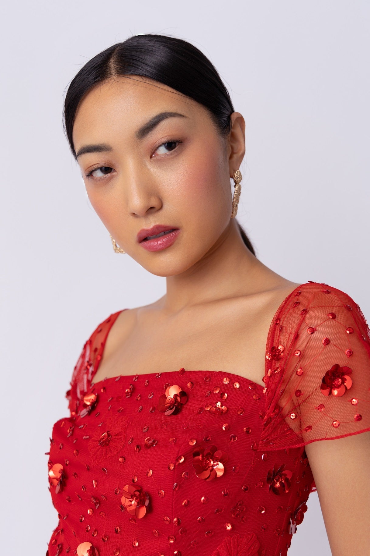 Raishma Couture Red Scarlett Gown