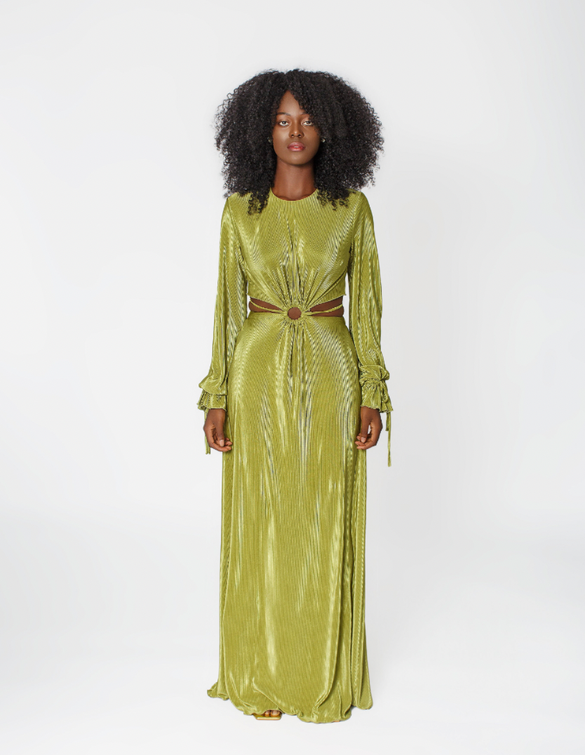 Josh And Nicol ZINA MAXI DRESS- sage green