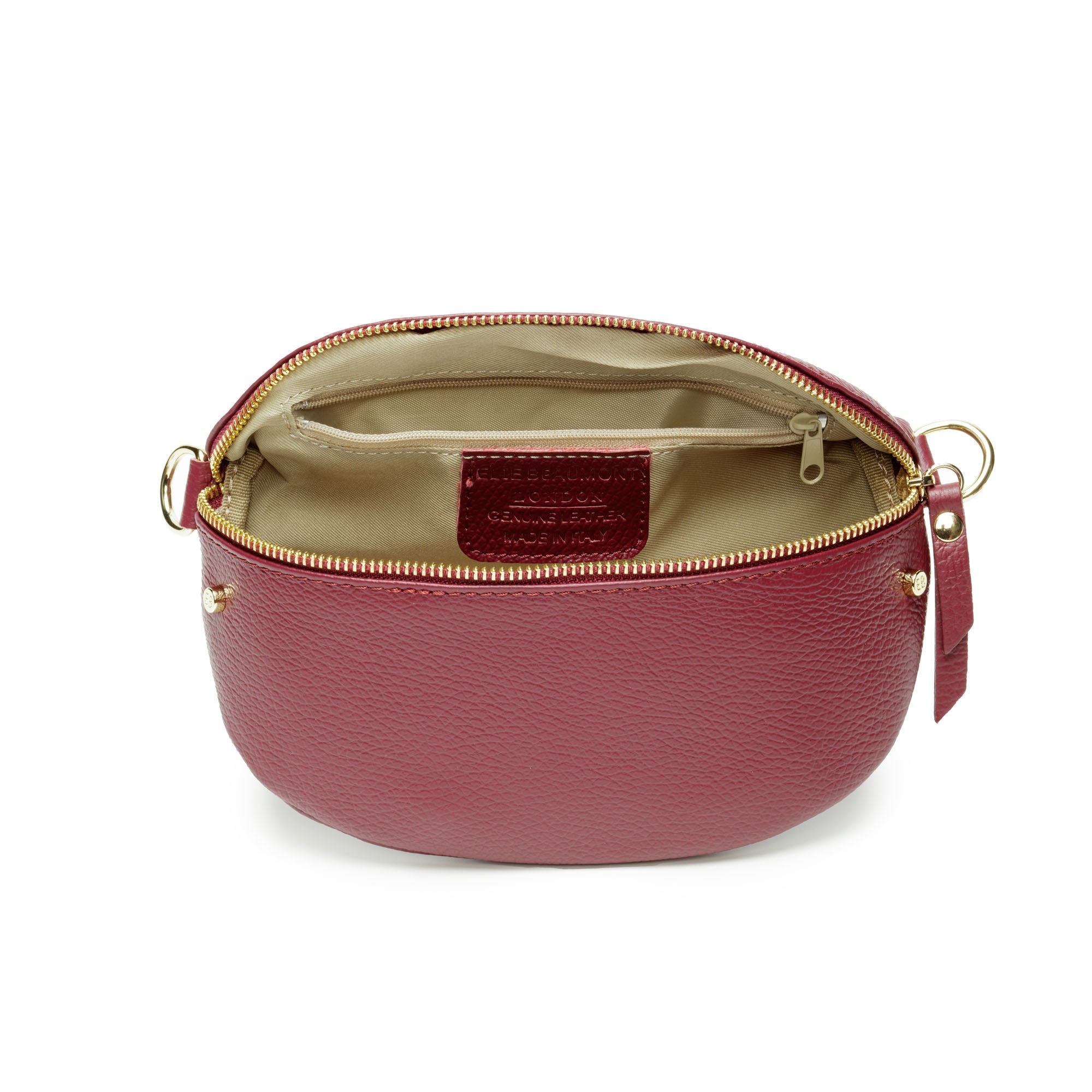 Elie Beaumont Sling Bag - Wine with Baroque
