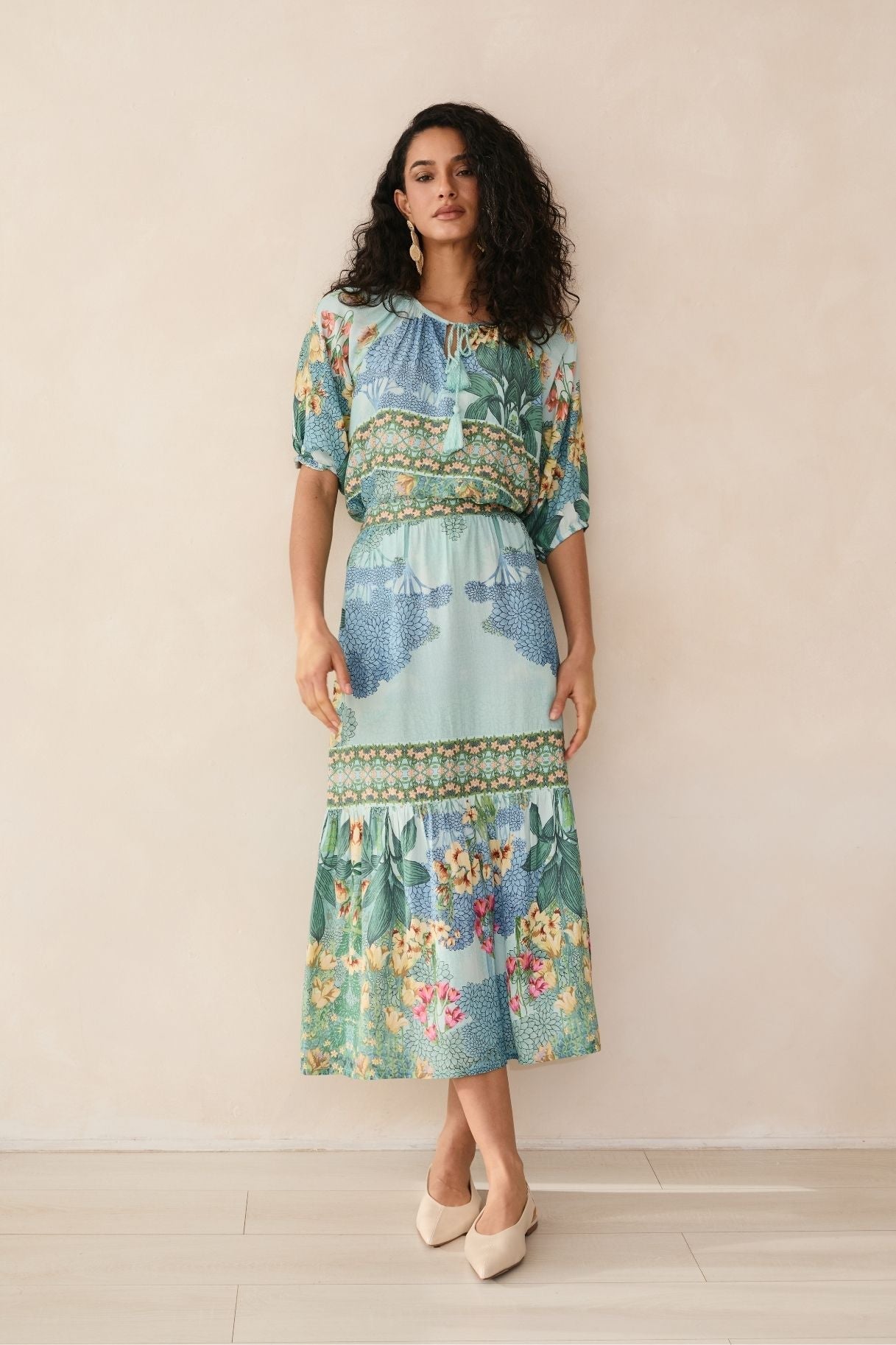 Raishma Studio Blue Tracy Skirt