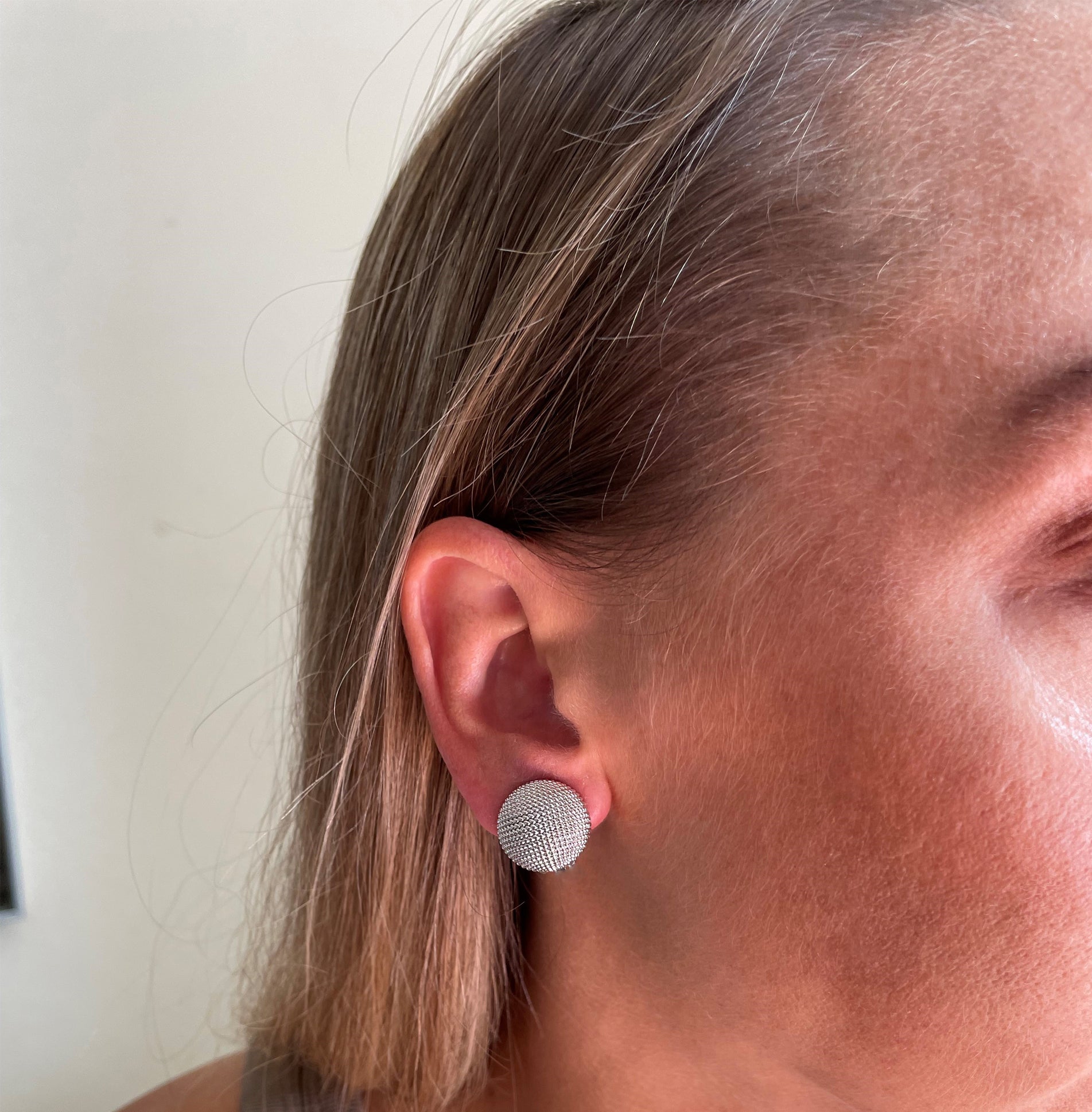 Cachet London Tyra Silver Clip On Earrings