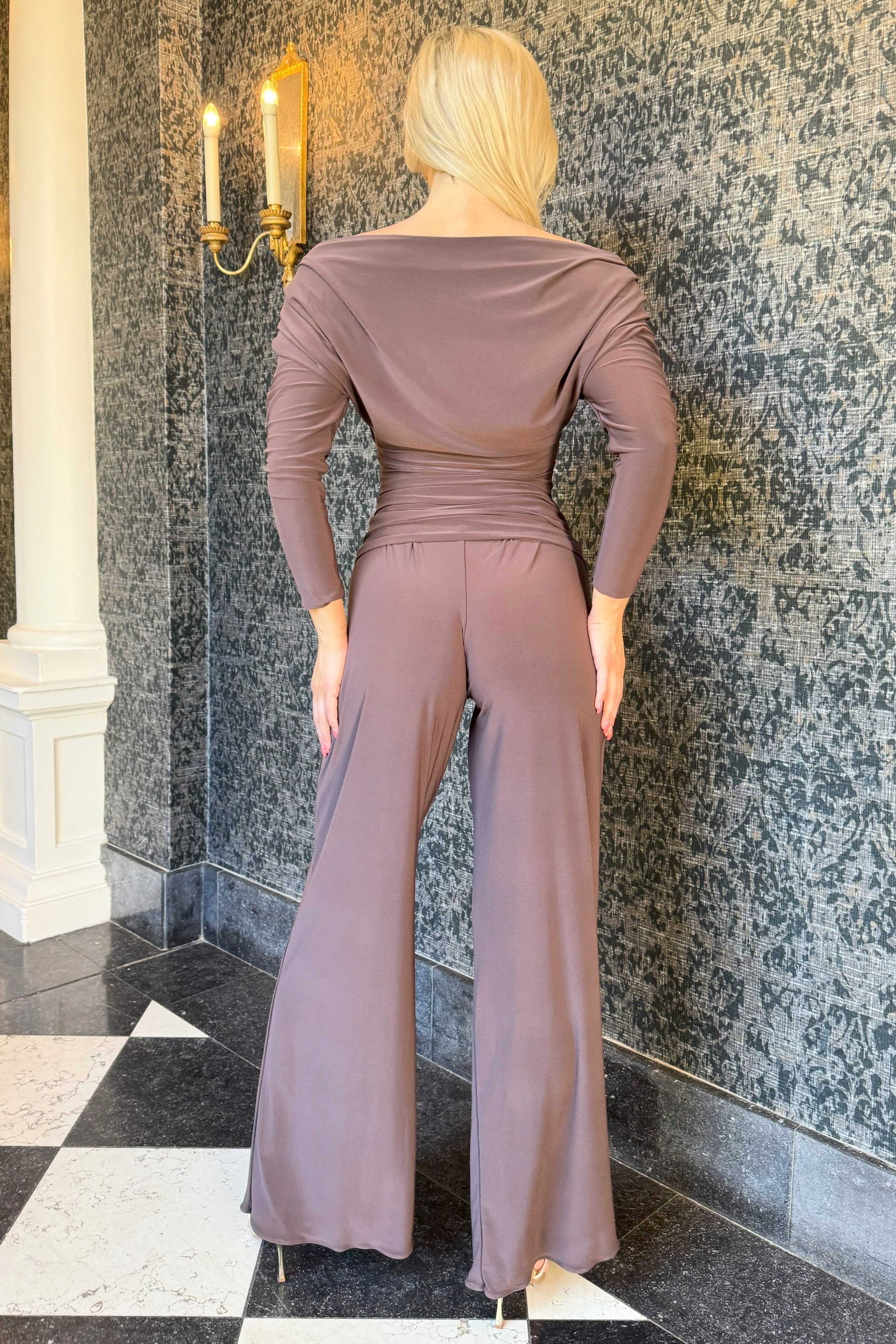 Atom Label Choclate Valencia Jumpsuit