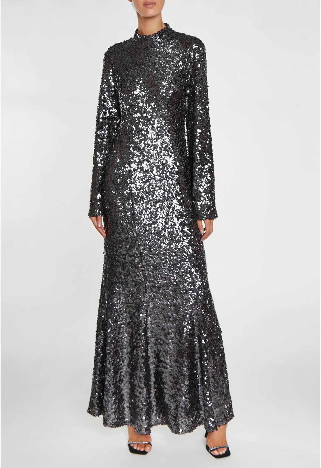 True Decadence Pewter Vanessa Gown