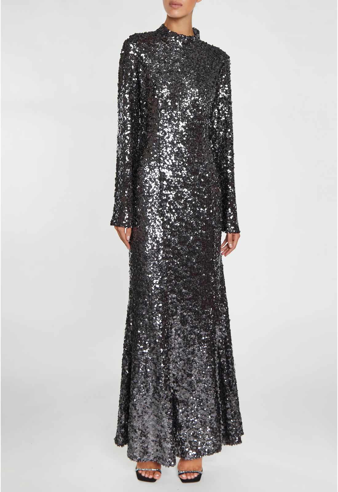 True Decadence Pewter Vanessa Gown