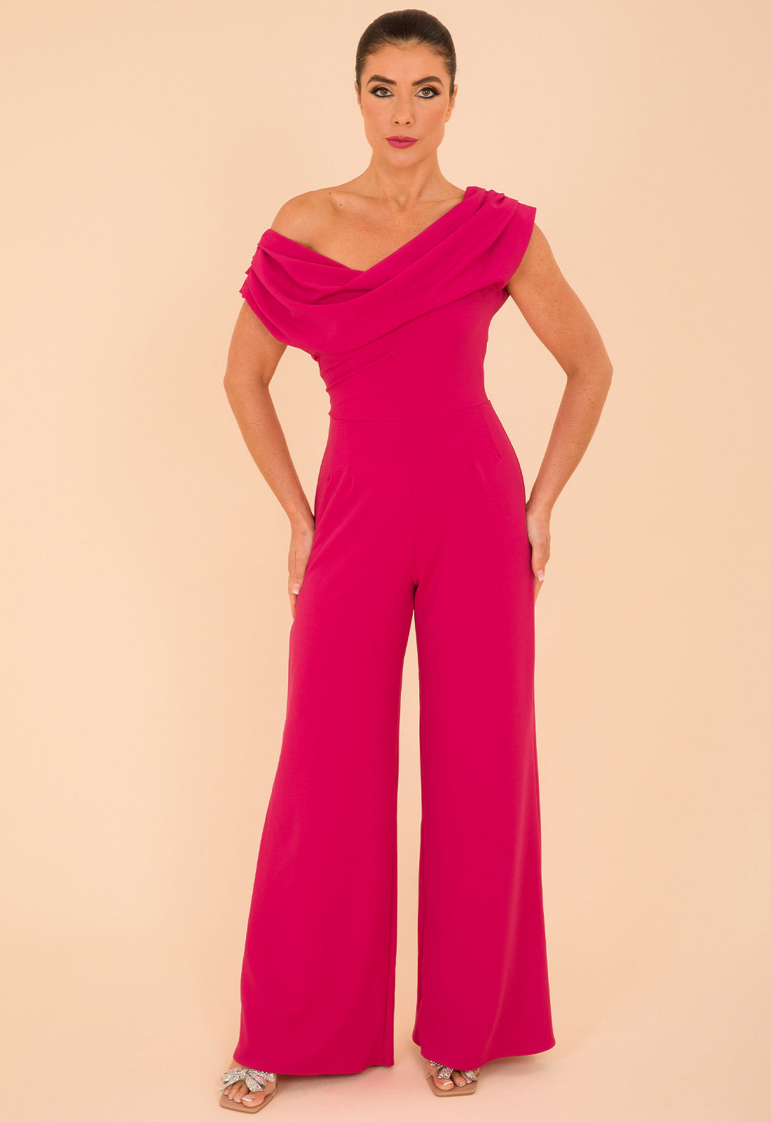 Atom Label Cerise Pink Venice Jumpsuit