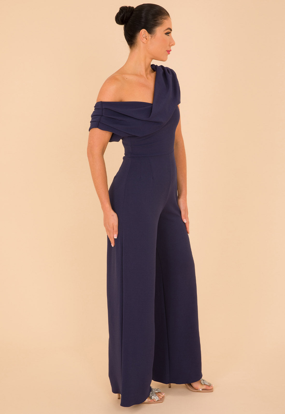 Atom Label Navy Venice Jumpsuit