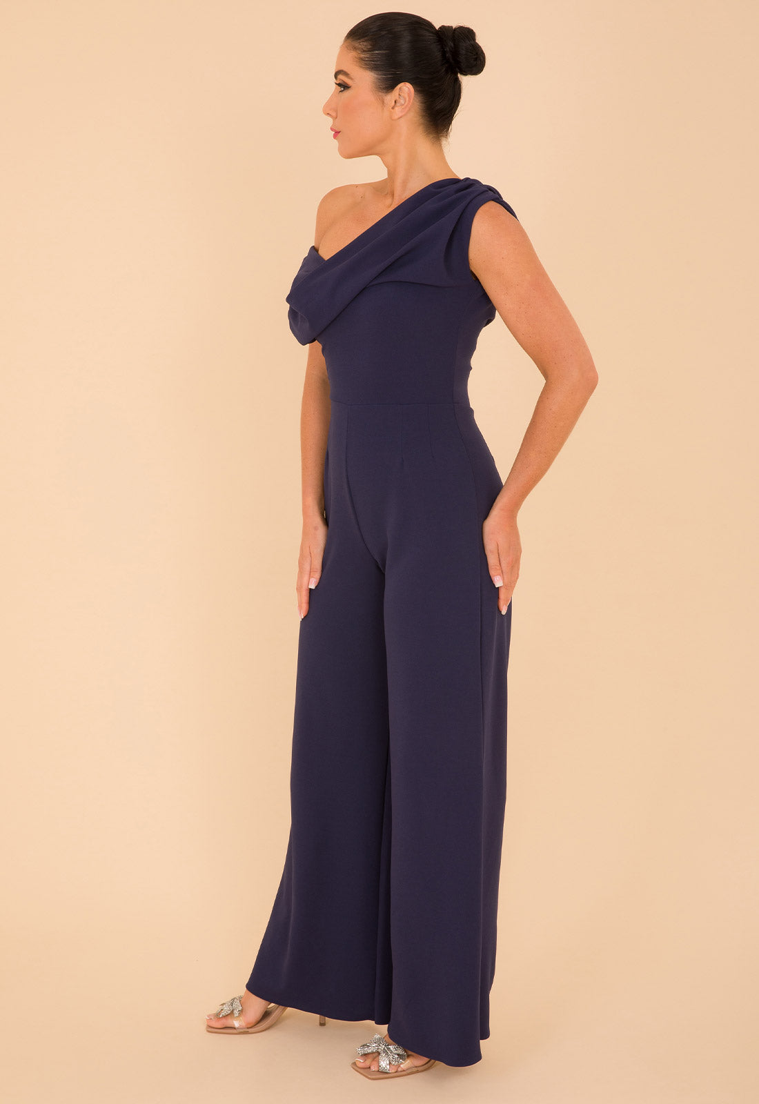 Atom Label Navy Venice Jumpsuit