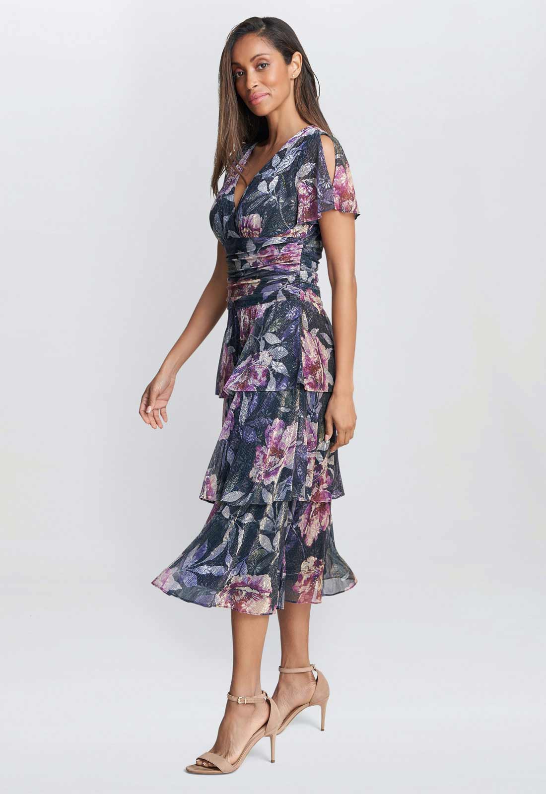 Katy Print Wedding Guest Dress