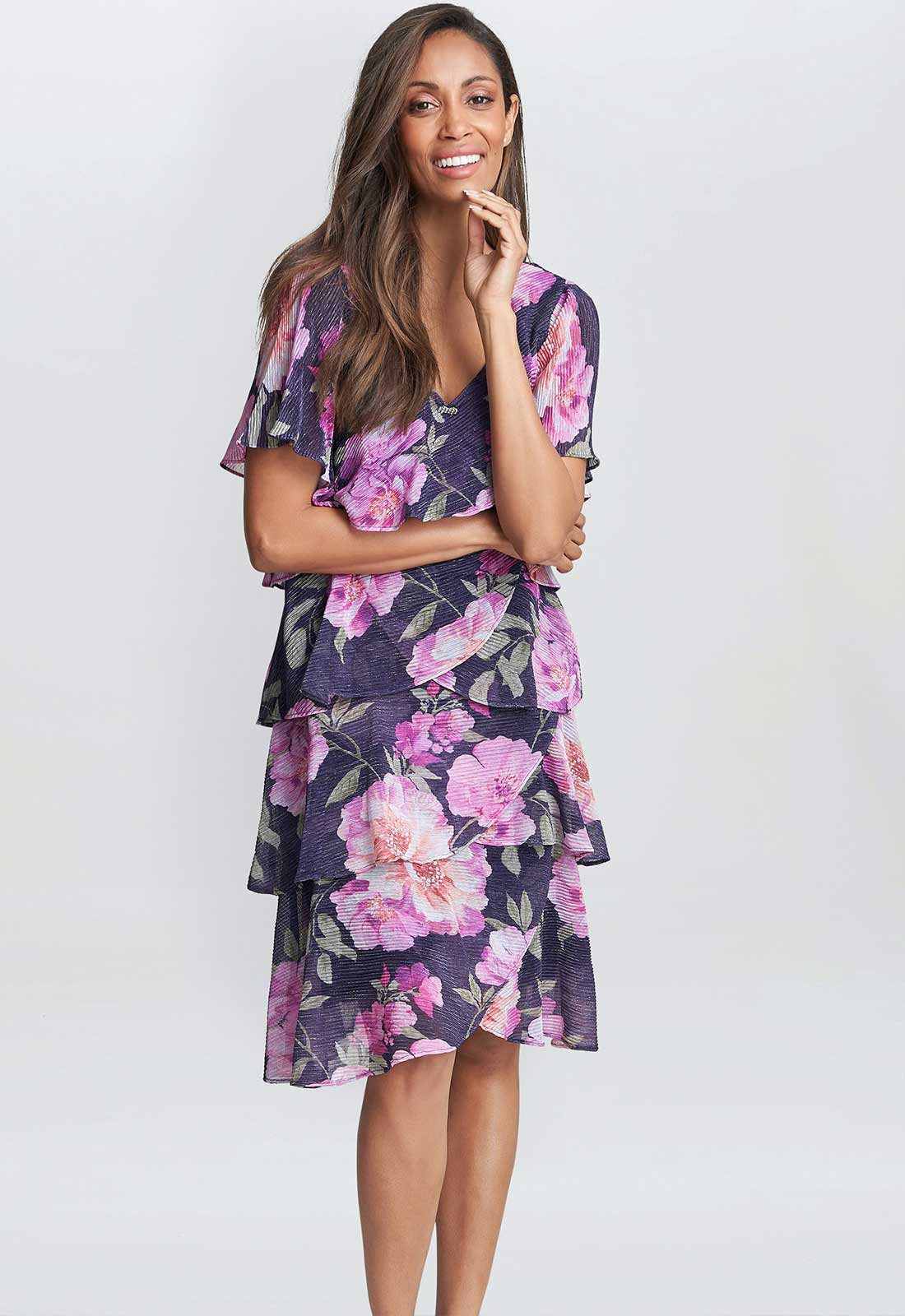 Libby print dress