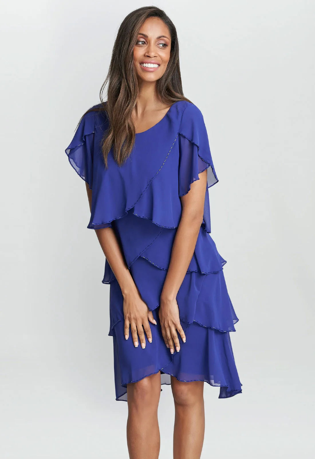 Gina bacconi beaded dress online