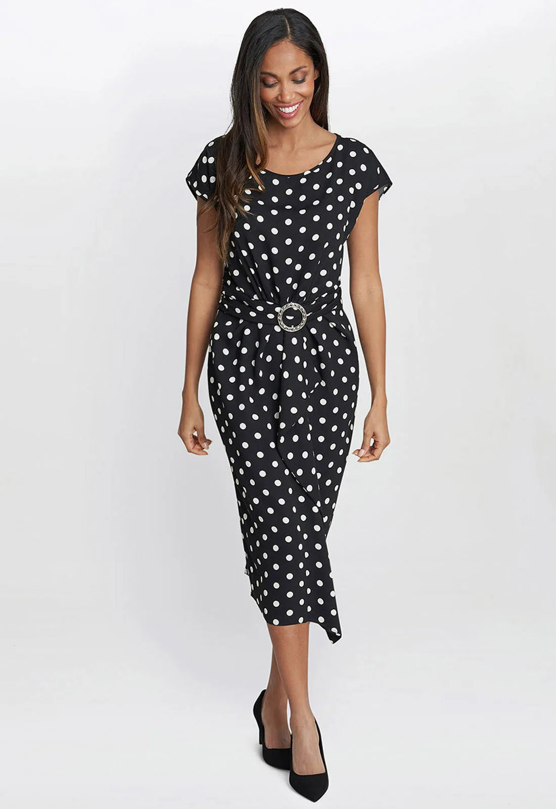 Jemima spot dress by Gina Bacconi