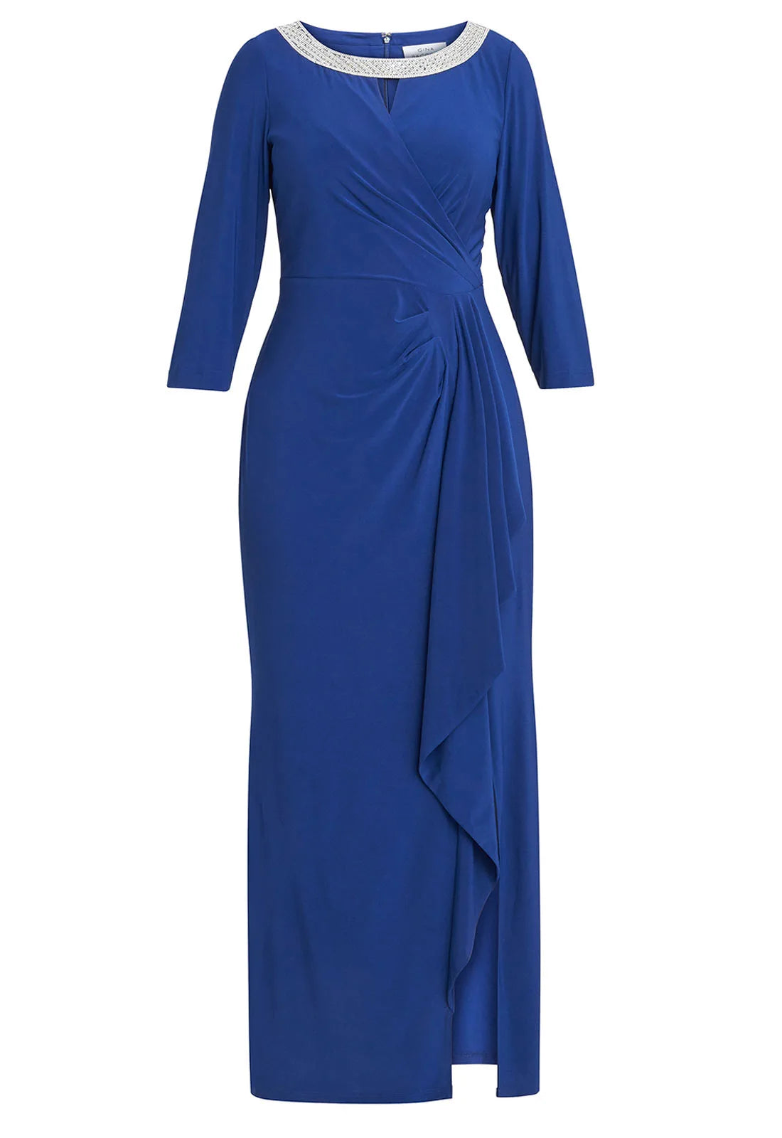 Gina Bacconi Blue Delilah Maxi Dress
